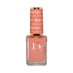 DND DV 167 Golden Cheeks - DND Diva Gel Polish & Matching Nail Lacquer Duo Set