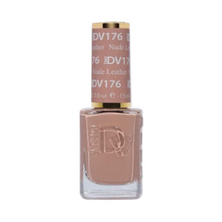 DND DV 176 Nude Leather - DND Diva Gel Polish & Matching Nail Lacquer Duo Set