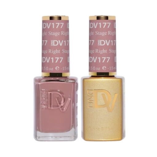 DND DV 177 Stage Right - DND Diva Gel Polish & Matching Nail Lacquer Duo Set