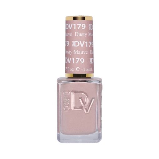 DND DV 179 Dusty Mauve - DND Diva Gel Polish & Matching Nail Lacquer Duo Set