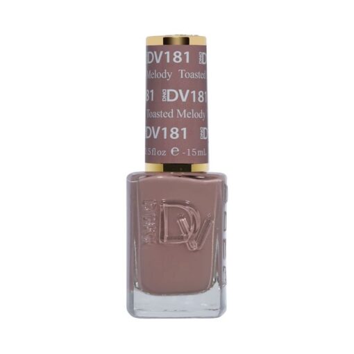 DND DV 181 Toasted Melody - DND Diva Gel Polish & Matching Nail Lacquer Duo Set