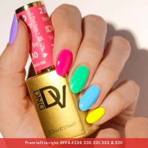 DND Diva Gel Nail Polish Duo - DND DV Part 7 - Set 36 Colors Parallel Universe Collection