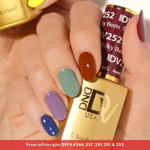 DND Diva Gel Nail Polish Duo - DND DV Part 7 - Set 36 Colors Parallel Universe Collection