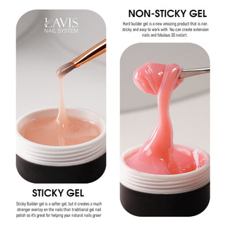  LAVIS J10 - Builder Gel In The Jar 15g - Milky White Non Sticky by LAVIS sold by DTK Nail Supply