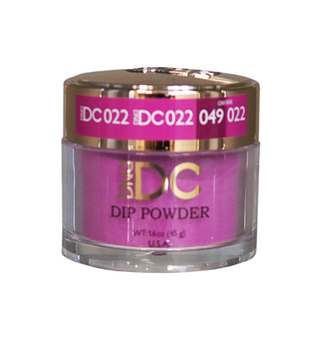 DND DC Acrylic & Dip Powder - DC022 Magenta Rose