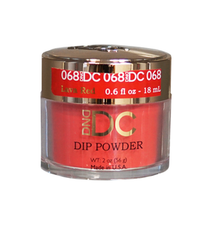 DND DC Acrylic & Dip Powder - DC068 Lava Red by DND - Daisy Nail Designs sold by DTK Nail Supply