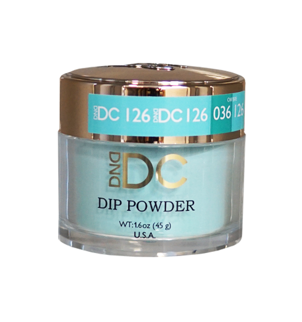 DND DC Acrylic & Dip Powder - DC126 Beautiful Teal by DND - Daisy Nail Designs sold by DTK Nail Supply