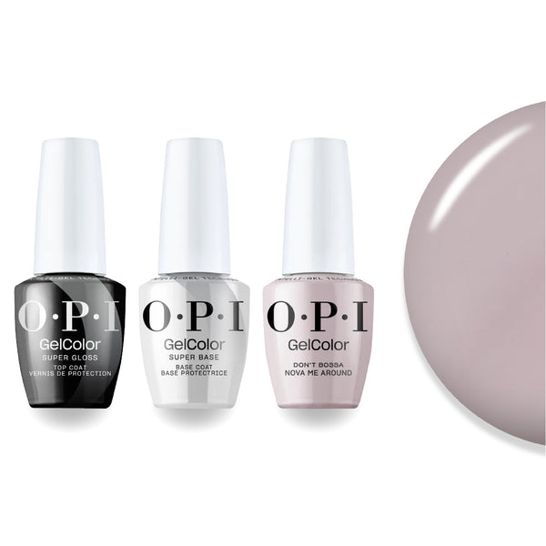 OPI + Super Glossy Top Super Base - Don_t Bossa Nova Me Around