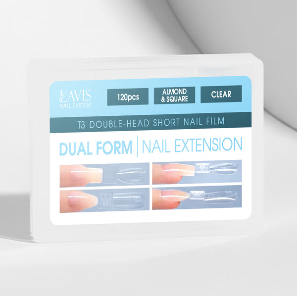 LAVIS - Dual Form Tips Taye Part 3 - Almond & Square Clear
