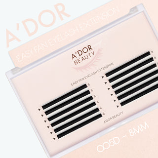  A’dor Beauty Easy Fan Eyelash Extension 00.5D - 8MM by Beauty sold by DTK Nail Supply