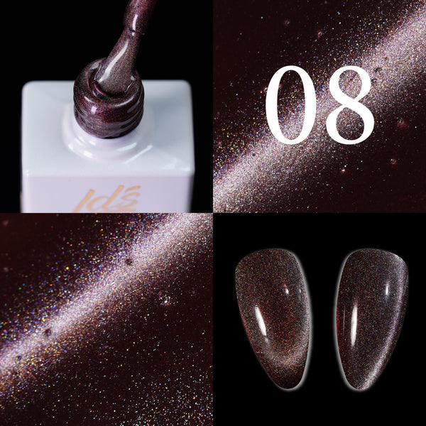  LDS FG08 - Fine Glaze Cat Eye Gel Collection by LDS sold by DTK Nail Supply