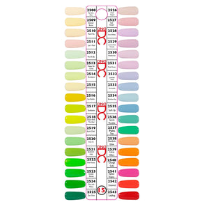 DND DC Part 15 Gel Polish - Set of 36 Free Spirit Collection