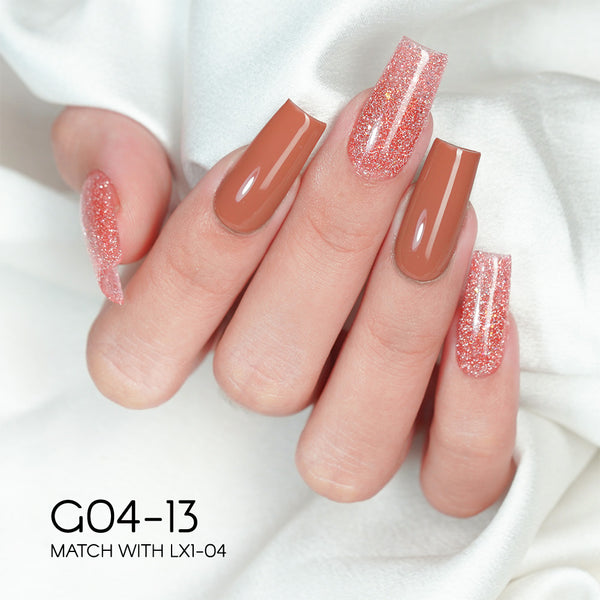 LAVIS Glitter G04 - 13 - Gel Polish 0.5 oz - Couture Collection by LAVIS NAILS sold by DTK Nail Supply
