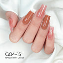 LAVIS Glitter G04 - Gel Polish 0.5 oz - Couture Collection by LAVIS NAILS sold by DTK Nail Supply