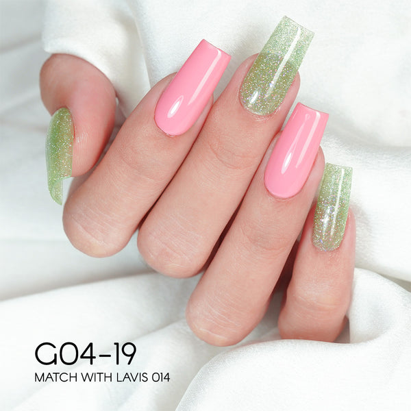 LAVIS Glitter G04 - 19 - Gel Polish 0.5 oz - Couture Collection by LAVIS NAILS sold by DTK Nail Supply