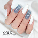 LAVIS Glitter G05 - Set 24 - Gel Polish 0.5oz - Champagne Toast Glitter Collection by LAVIS NAILS sold by DTK Nail Supply