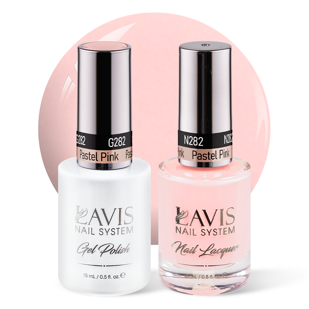 Lavis Gel Nail Polish Duo - 282 Pastel Pink
