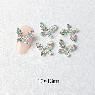  LX2 #219-224 2PCS Rhinestone Butterfly Nail Charm by Nail Charm sold by DTK Nail Supply