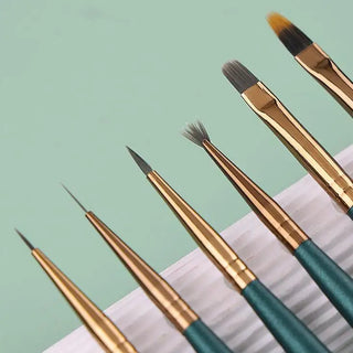 6PCS Nail Pen Brush Set