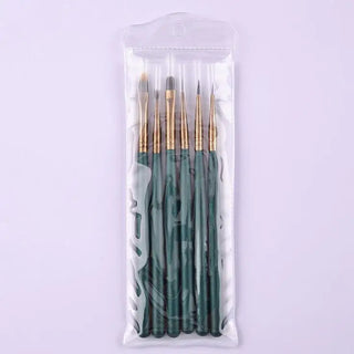 6PCS Nail Pen Brush Set
