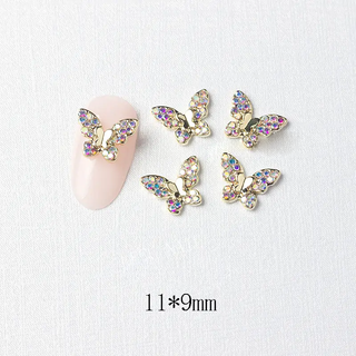  LX2 #219-224 2PCS Rhinestone Butterfly Nail Charm by Nail Charm sold by DTK Nail Supply