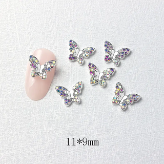  LX2 #219-224 2PCS Rhinestone Butterfly Nail Charm by Nail Charm sold by DTK Nail Supply