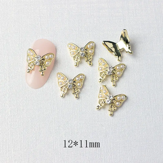  LX2 #225-230 2PCS Arched Butterfly Nail Charm by Nail Charm sold by DTK Nail Supply