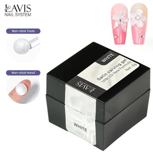 🎁 Lavis Satin Carving Gel - 5g White (100% off)