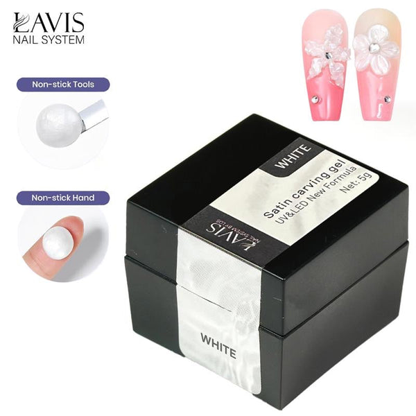 🎁 Lavis Satin Carving Gel - 5g White (100% off)
