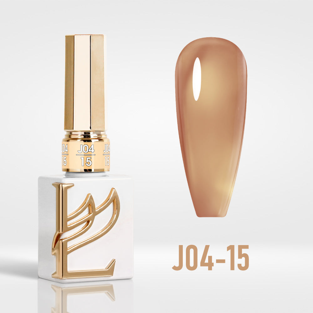 Jelly Gel Polish Colors - Lavis J04-15 - Popular Jelly Collection by LAVIS NAILS sold by DTK Nail Supply