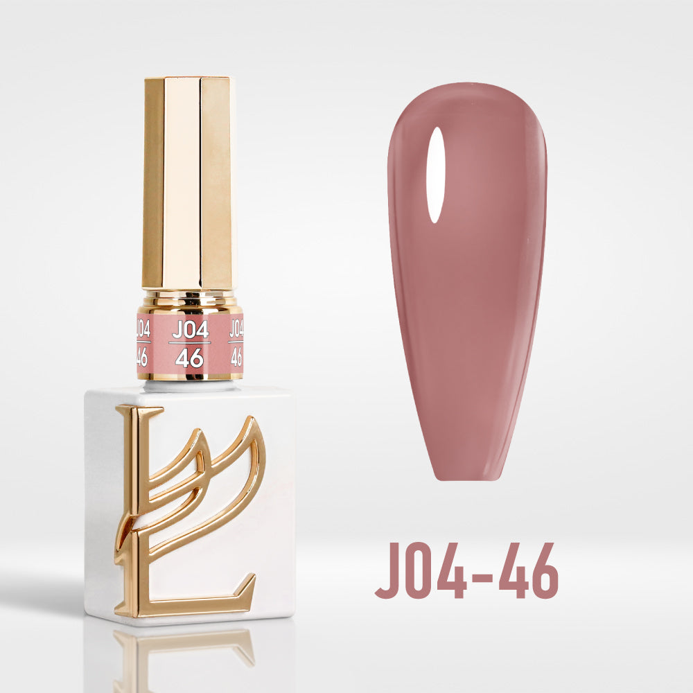 Jelly Gel Polish Colors - Lavis J04-46 - Popular Jelly Collection by LAVIS NAILS sold by DTK Nail Supply