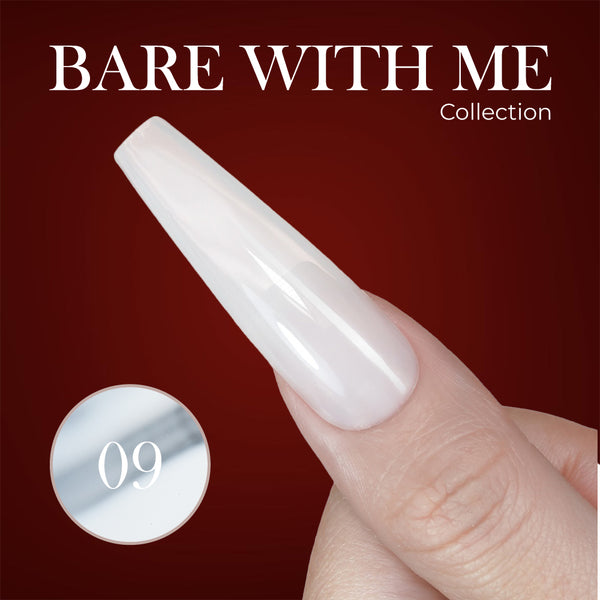 Jelly Gel Polish Colors - Lavis J03-09 - Bare With Me Collection by LAVIS NAILS sold by DTK Nail Supply