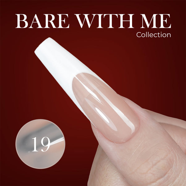 Jelly Gel Polish Colors - Lavis J03-19 - Bare With Me Collection by LAVIS NAILS sold by DTK Nail Supply