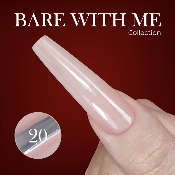 Jelly Gel Polish Colors - Lavis J03-20 - Bare With Me Collection by LAVIS NAILS sold by DTK Nail Supply