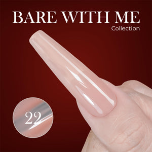 Jelly Gel Polish Colors - Lavis J03-22 - Bare With Me Collection by LAVIS NAILS sold by DTK Nail Supply