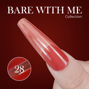 Jelly Gel Polish Colors - Lavis J03-28 - Bare With Me Collection by LAVIS NAILS sold by DTK Nail Supply
