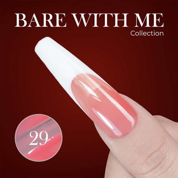 Jelly Gel Polish Colors - Lavis J03-29 - Bare With Me Collection by LAVIS NAILS sold by DTK Nail Supply