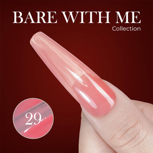 Jelly Gel Polish Colors - Lavis J03-29 - Bare With Me Collection by LAVIS NAILS sold by DTK Nail Supply