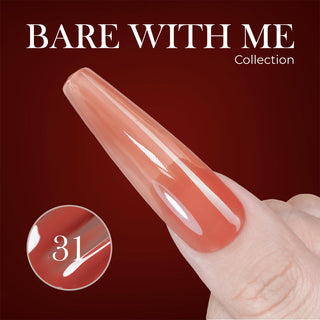 Jelly Gel Polish Colors - Lavis J03-31 - Bare With Me Collection