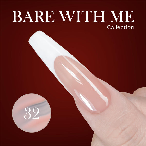 Jelly Gel Polish Colors - Lavis J03-32 - Bare With Me Collection by LAVIS NAILS sold by DTK Nail Supply