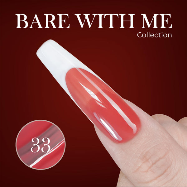 Jelly Gel Polish Colors - Lavis J03-33 - Bare With Me Collection by LAVIS NAILS sold by DTK Nail Supply