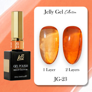  LDS Gel Polish JG Set 36 Colors - Jelly Gel Collection by LDS sold by DTK Nail Supply