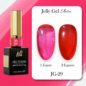  LDS Gel Polish JG Set 36 Colors - Jelly Gel Collection by LDS sold by DTK Nail Supply