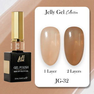 LDS Gel Polish JG Set 36 Colors - Jelly Gel Collection by LDS sold by DTK Nail Supply