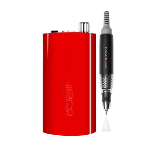  KUPA Passport Nail Drill Complete with Handpiece KP-65 - Red by KUPA sold by DTK Nail Supply