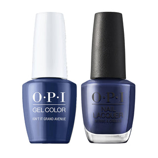 OPI Gel Nail Polish Duo - LA07 Isn't it Grand Avenue - Blue Colors