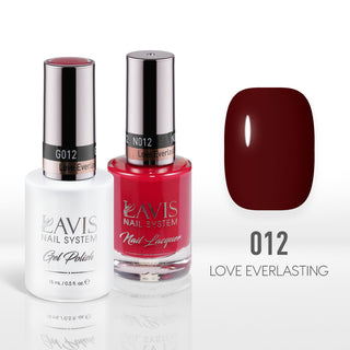  Lavis Gel Nail Polish Duo - 012 Love Everlasting by LAVIS NAILS sold by DTK Nail Supply