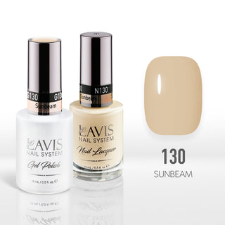  Lavis Gel Nail Polish Duo - 130 Yellow Colors - Sunbeam by LAVIS NAILS sold by DTK Nail Supply
