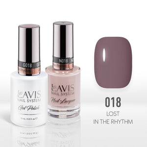  Lavis Gel Nail Polish Duo - 018 Lost in the Rhythm by LAVIS NAILS sold by DTK Nail Supply