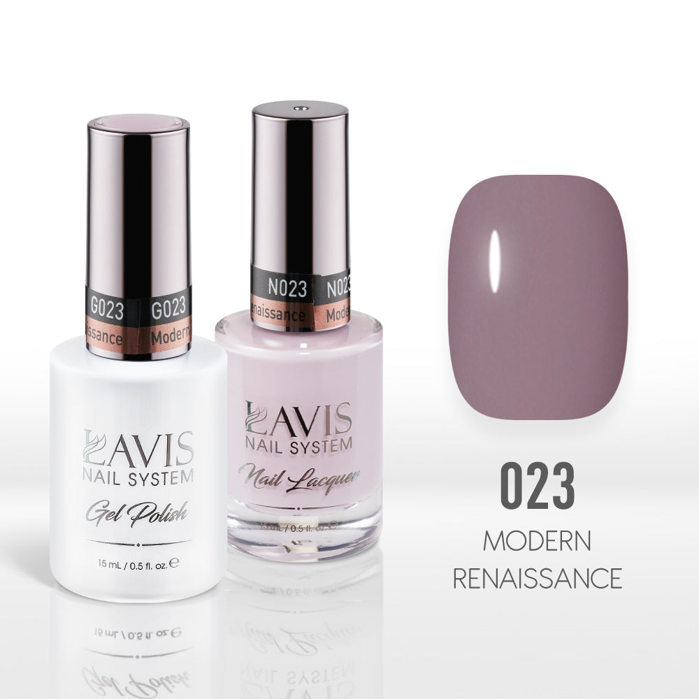  Lavis Gel Nail Polish Duo - 023 Modern Renaissance by LAVIS NAILS sold by DTK Nail Supply